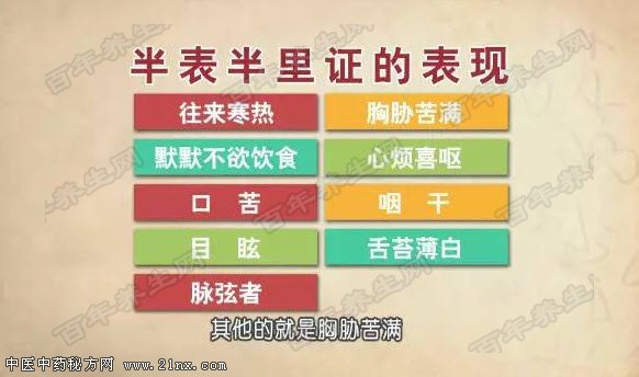 半表半里导致的疾病