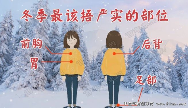 冬季哪些地方该捂