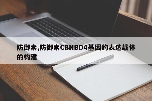 防御素,防御素CBNBD4基因的表达载体的构建