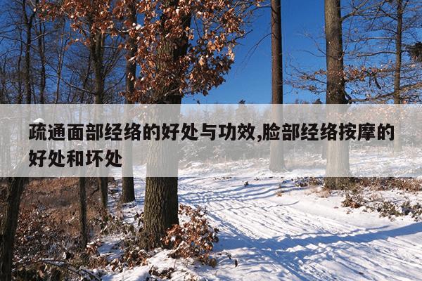 疏通面部经络的好处与功效,脸部经络按摩的好处和坏处