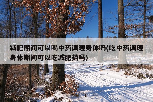 减肥期间可以喝中药调理身体吗(吃中药调理身体期间可以吃减肥药吗)